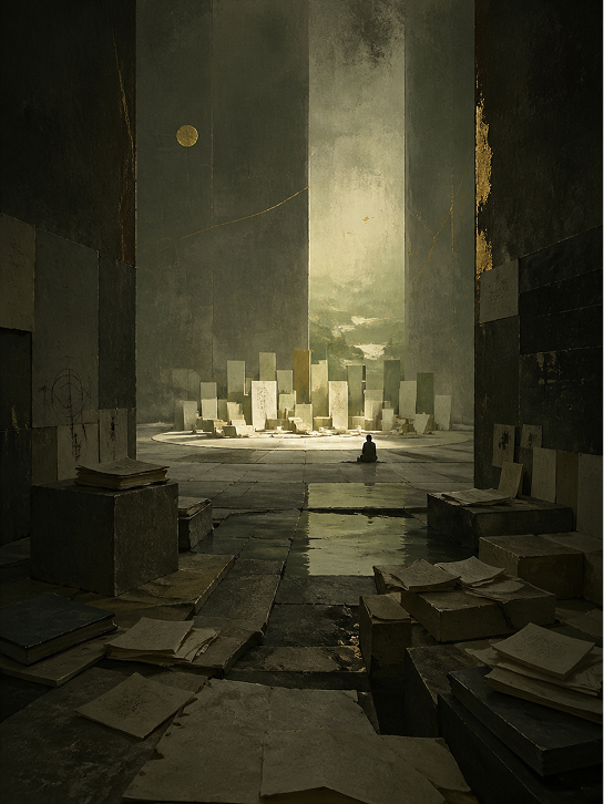 Generated painting titled The Artist Dream